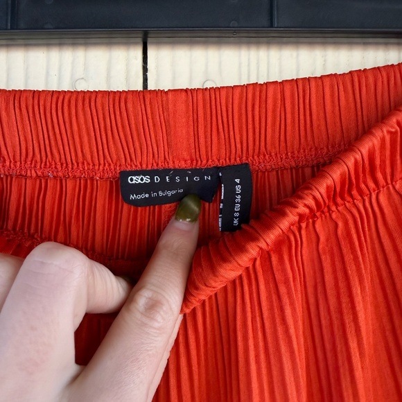 ASOS Design Linen Blend Pull on Trouser - Picture 3 of 4